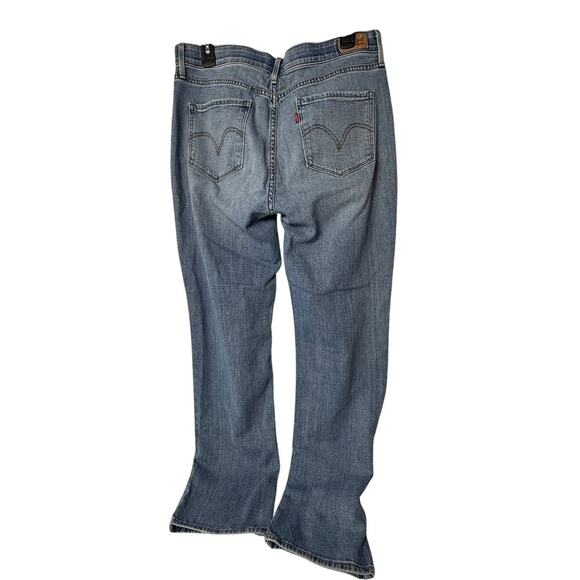 Levi's 525 Jeans Men 32x32 Perfect Waist Straight Fit Light Stonewash Distressed - Picture 5 of 5